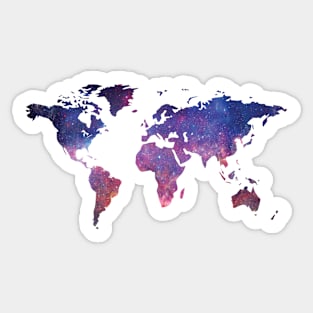 Galaxy Map Sticker